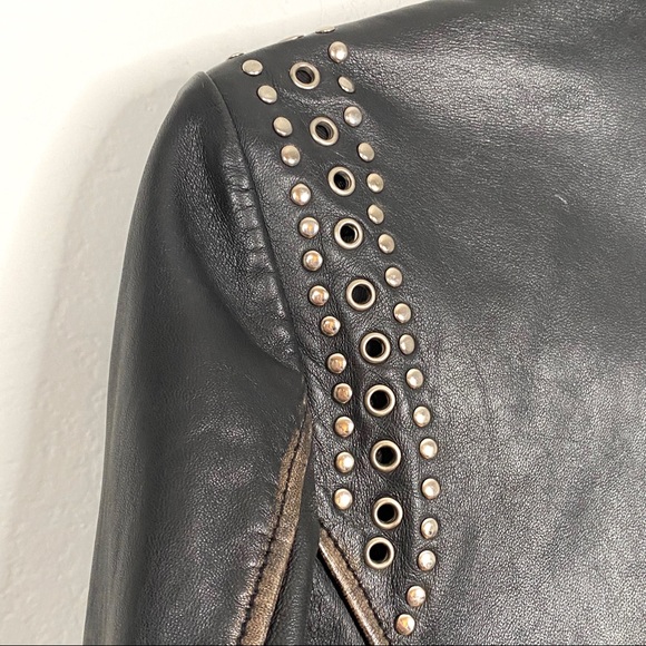 Bagatelle.NYC Genuine Aged leather Moto Jacket S - Picture 12 of 16